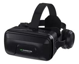 Óculos VR Realidade Virtual 3D com Fone de Ouvido e Controle - Your