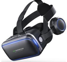 Oculos Vr Realidade Virtual 3d Com Fone De Ouvido - Shinecon