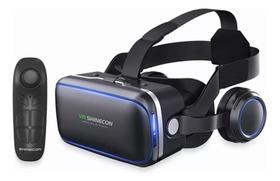 Óculos VR Realidade Virtual SHINECON 3D Com Controle e Fone Óculos VR Realidade Virtual SHINECON 3D Com Controle e Fone