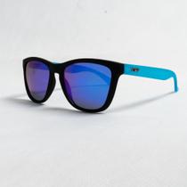 Óculos Yopp - Preto e azul e lente azul - Fusca Azul