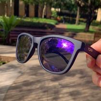 Óculos Yopp - Preto e lente roxa - Purple Velvet