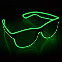 Óculos YourFocus Wireless LED Light Up Glow in the Dark Neon Rave para festas rave, EDM, Halloween e Natal (verdes)