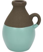 ODIN VASO 20x14x16cm CERÂMICA AZUL