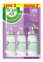 Odorizador Air Wick Click Spray Refil 12ml 3u Lavanda