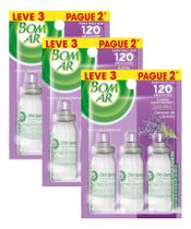 Odorizador Air Wick Click Spray Refil 12ml 3u Lavanda Kit 3