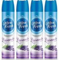 Odorizador Ambiente Aerossol Lavanda - Kit c/4 unids de 400ml cada - Dom Line