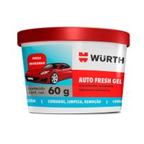 Odorizador Auto Fresh Gel Morango 60g Embalagem com 24 Peças Wurth 0893600023 Kit