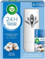 Odorizador Bom Ar Freshmatic Spray Automático Aparelho + Refil Flor de Algodão 250ml