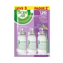 Odorizador Click Spray Lavanda Refil Leve 3 Pague 2 Unidades Bom Ar