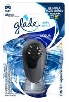 Odorizador Glade Car Aparelho + Refil Acqua 7ml