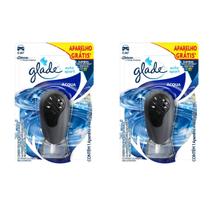 Odorizador Veicular Glade Auto + Refil Acqua 7 ml (Kit 2) Odorizador Veicular Glade Auto + Refil Acqua 7 ml (Kit 2)