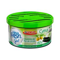 Odorizante Cheirinho New Fresh Gel Flor Limão 60g Luxcar
