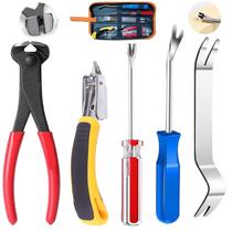 OFCOX Kit de 5 Peças para Remoção de Grampos de Estofamento, Alta Resistência OFCOX Kit de 5 Peças para Remoção de Grampos de Estofamento, Alta Resistência