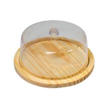 OFERTA Boleira de Madeira Natural e Tampa de Acrilico para Café, Bolos, Tortas, Mesa posta, Cozinha OFERTA Boleira de Madeira Natural e Tampa de Acrilico para Café, Bolos, Tortas, Mesa posta, Cozinha