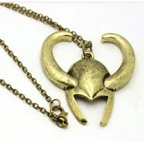 Oferta Colar Loki Marvel Capacete Chifres Vingadores Thor Pingente Geek Nerd Metal Pronta Entrega Oferta Colar Loki Marvel Capacete Chifres Vingadores Thor Pingente Geek Nerd Metal Pronta Entrega