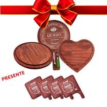OFERTA COMBO 7 Tábuas de Madeira Rustico para Queijos, Frios, Pastas, Hamburguer, Cozinha, Petiscos