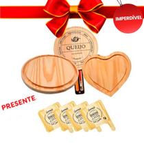 OFERTA COMBO 7Pçs Tábuas de Madeira Natural para Queijos, Frios, Pastas, Hamburguer, Cozinha, Petiscos