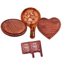 OFERTA DIA DAS MAES KIT 5 Tábuas Madeira Rusticas para Frios, Queijos, Hamburguer, Cozinha, Petiscos, Frios OFERTA DIA DAS MAES KIT 5 Tábuas Madeira Rusticas para Frios, Queijos, Hamburguer, Cozinha, Petiscos, Frios
