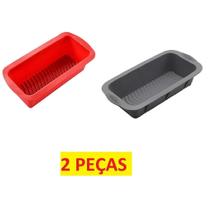 OFERTA Forma de Silicone Retangular 24x13cm Silicone Não Tóxico Artigo de Cozinha Assadeiras e Decoração Forno