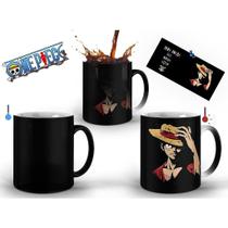 Oferta Imperdível Caneca Mágica Anime One Piece Com Seu Nome Mod 01 Porcelana 325 Ml