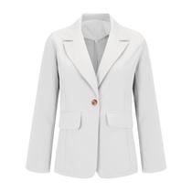 Ofertas relâmpago do Today Prime, ofertas do dia Lightning Deals, My Order, pedidos recentes, blazers recortados para mulheres, blazers para mulheres, casacos de negócios casuais com botões, blazer branco 2GG