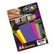 Off Kit Neon - 5 Cores Sortidas 20 Folhas - Off Paper