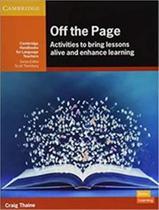 Off The Page - CAMBRIDGE AUDIO VISUAL & BOOK TEACHER Off The Page - CAMBRIDGE AUDIO VISUAL & BOOK TEACHER