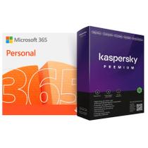 Office 365 Personal 1 licença para 1 usuário Assinatura 3 meses + Kaspersky Antivírus Premium para 1 dispositivo Licença 3 meses