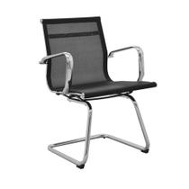 Office Sevilha Tela Preta Base Fixa Rivatti Kit 2 Unid