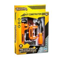 Oficina Criativa Kit Construtor com 10 peças Multikids - BR1828