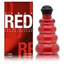 Oficina Samba Red By Perfumers para mulheres. Eau De Toilette Spray 3,3 onças