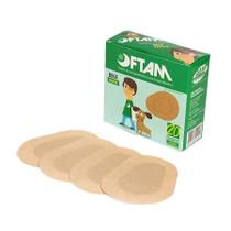 Oftam protetor ocular pequeno bege c/20 unidades kit com 3 caixas