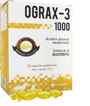 Ograx 1000mg Omega 3 Suplemento Pele Cães e Gatos 30 Cápsulas - Avert