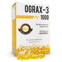Ograx-3 1000 para Cães e Gatos Uso Veterinário 30 Cápsulas Gelatinosas