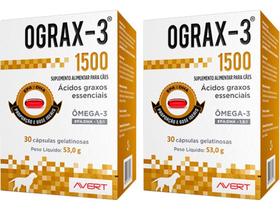 Ograx-3 1500 - 30 Cápsulas - Avert - 2 Unidades