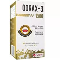 Ograx-3 1500 Suplemento Ômega-3 30 Cápsulas - AVERT