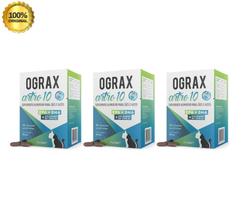 Ograx Artro 10 Suplemento alimentar para cães e gatos kit com 3 unidades 30 capsulas
