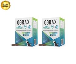 Ograx Artro 10 Suplemento alimentar para cães e gatos kit combo com 2 - AVERT