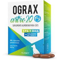 Ograx Artro 20 Suporte Articular com 30 Cápsulas para Cães
