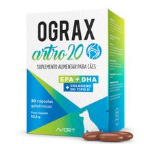Ograx Artro 20 Suplemento Alimentar para Cães - 30 Cápsulas - AVERT