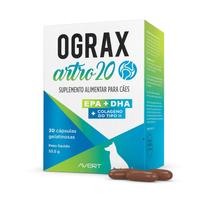 Ograx Artro 20 Suplemento Articular para Cães 30 Cápsulas Gelatinosas