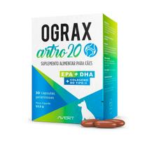 Ograx Artro 20 Suplemento Avert Para Cães 30 Caps.