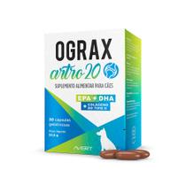 Ograx Artro 20 Suporte Articular com 30 Cápsulas para Cães