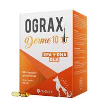 Ograx Derme 10 para Cães e Gatos 30 Cápsulas Gelatinosas