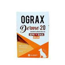 Ograx derme 20 - suplemento cães e gatos - omega 3 e 6 - AVERT
