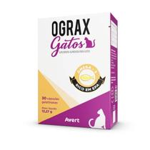 Ograx Gatos Ômega 3 Suplemento Alimentar Com 30 Cápsulas