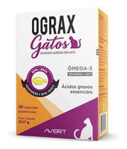 Ograx Gatos Suplemento Ômega 3 Para Gatos 30 Cápsulas