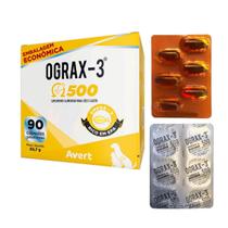 Ograx3 500mg com 90 Cápsulas Ômega 3 Alta Concentração Avert
