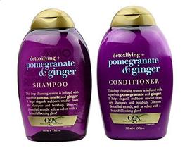 OGX Desintoxicação + Romã & Shampoo de Gengibre 13 Oz e Condicionador 13 Oz Set