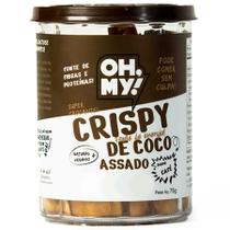 Oh, My! Crispy de Coco Assado Vegano Proteico 75g - Sabor Café